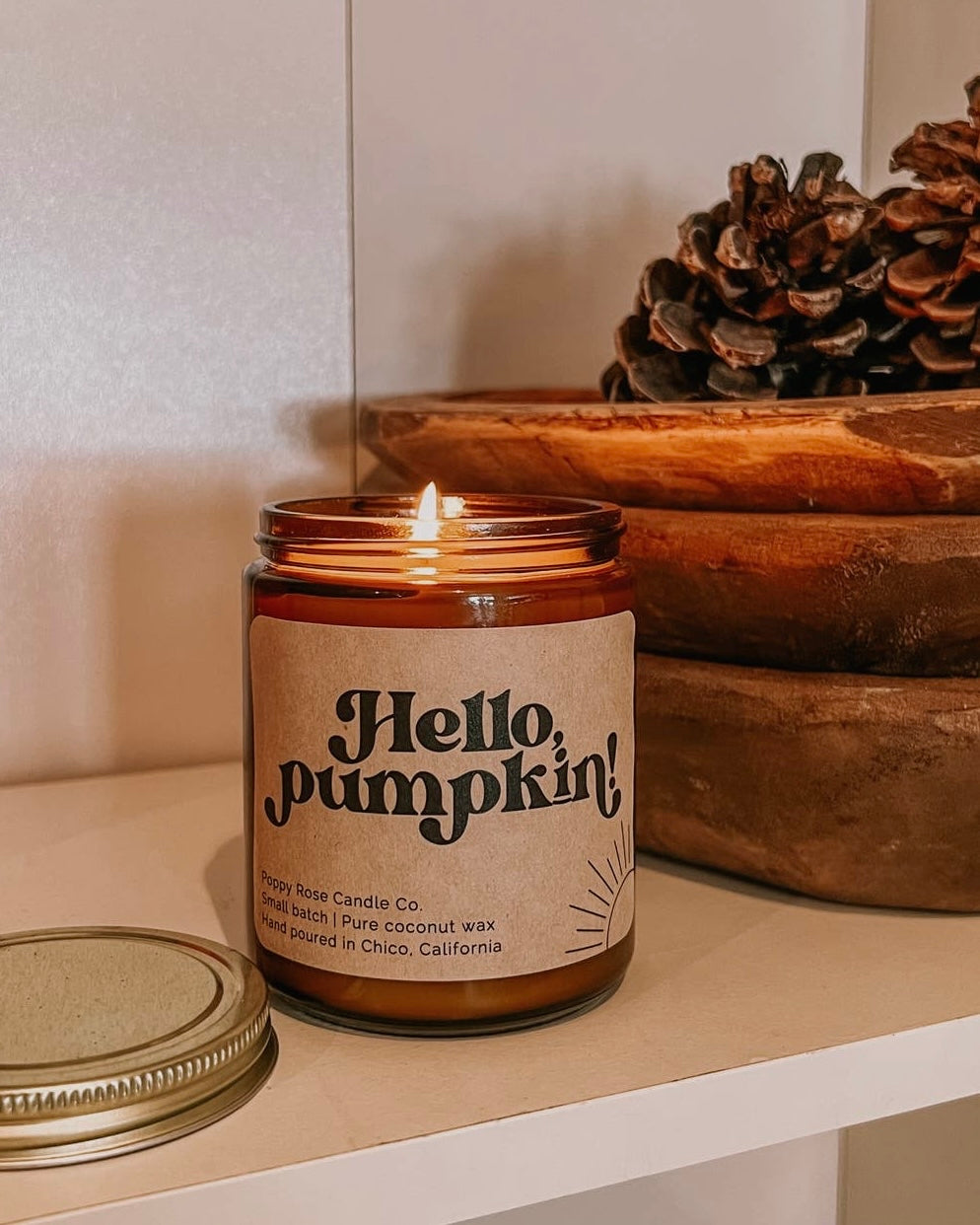 Hello Pumpkin Candle