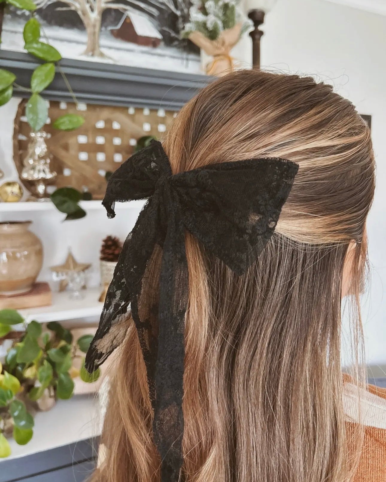 Martha Bow Barrette - Black Pre-Order