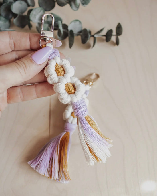 Double Daisy Keychains
