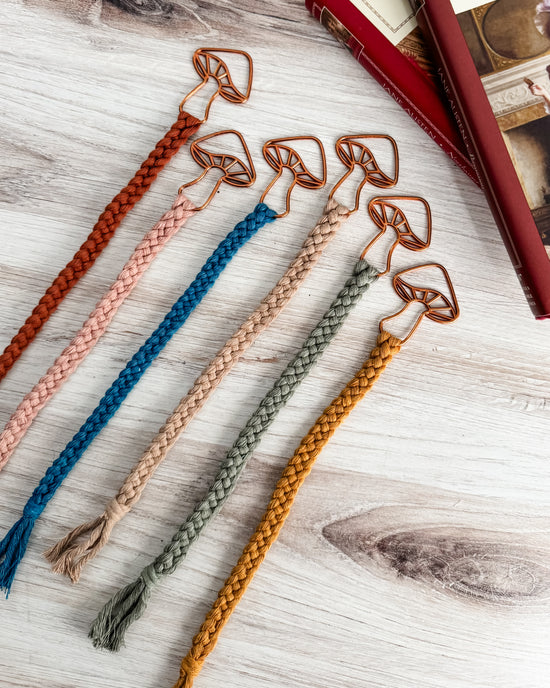 Mini Mushroom Bookmarks