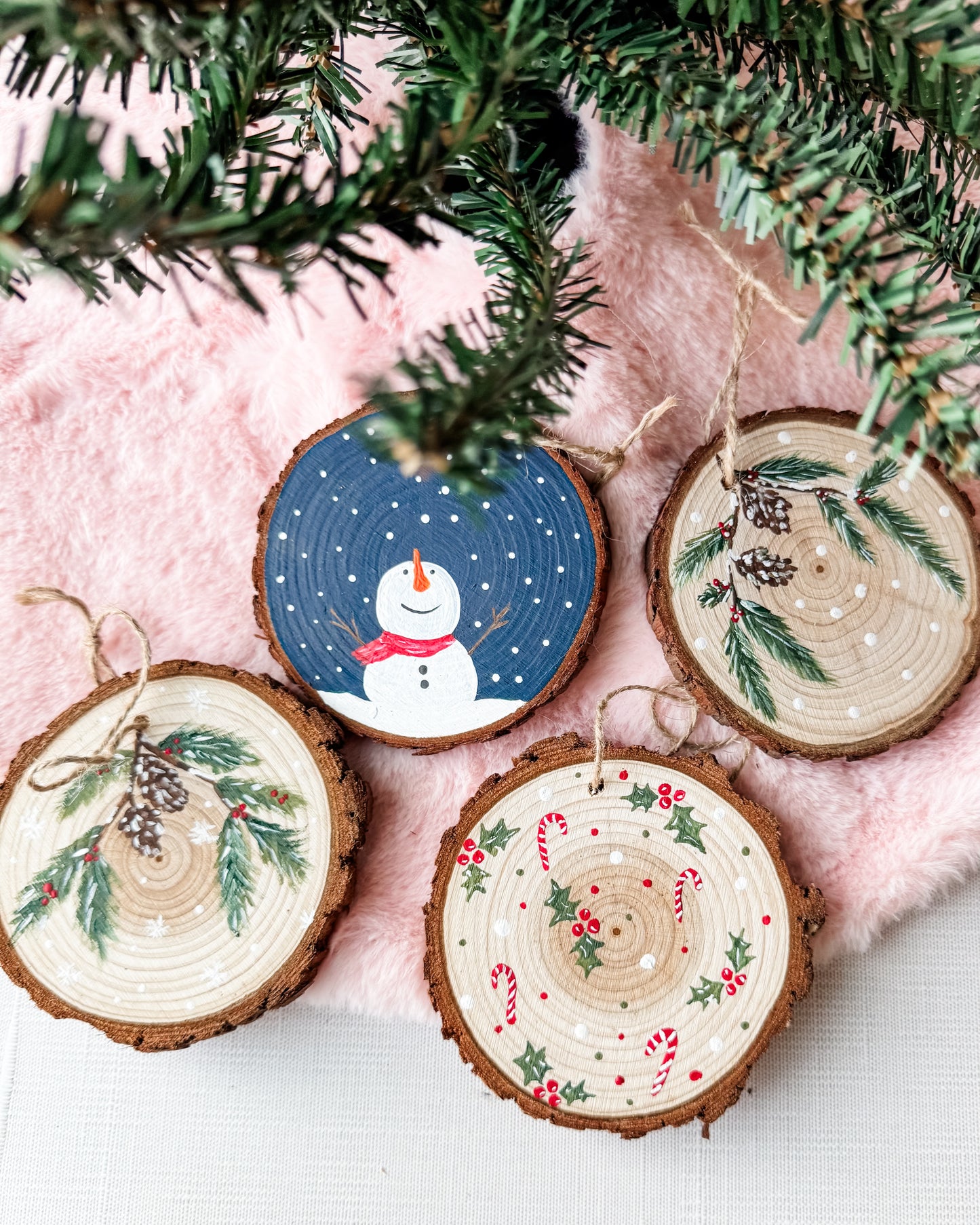 Wooden Slice Ornaments