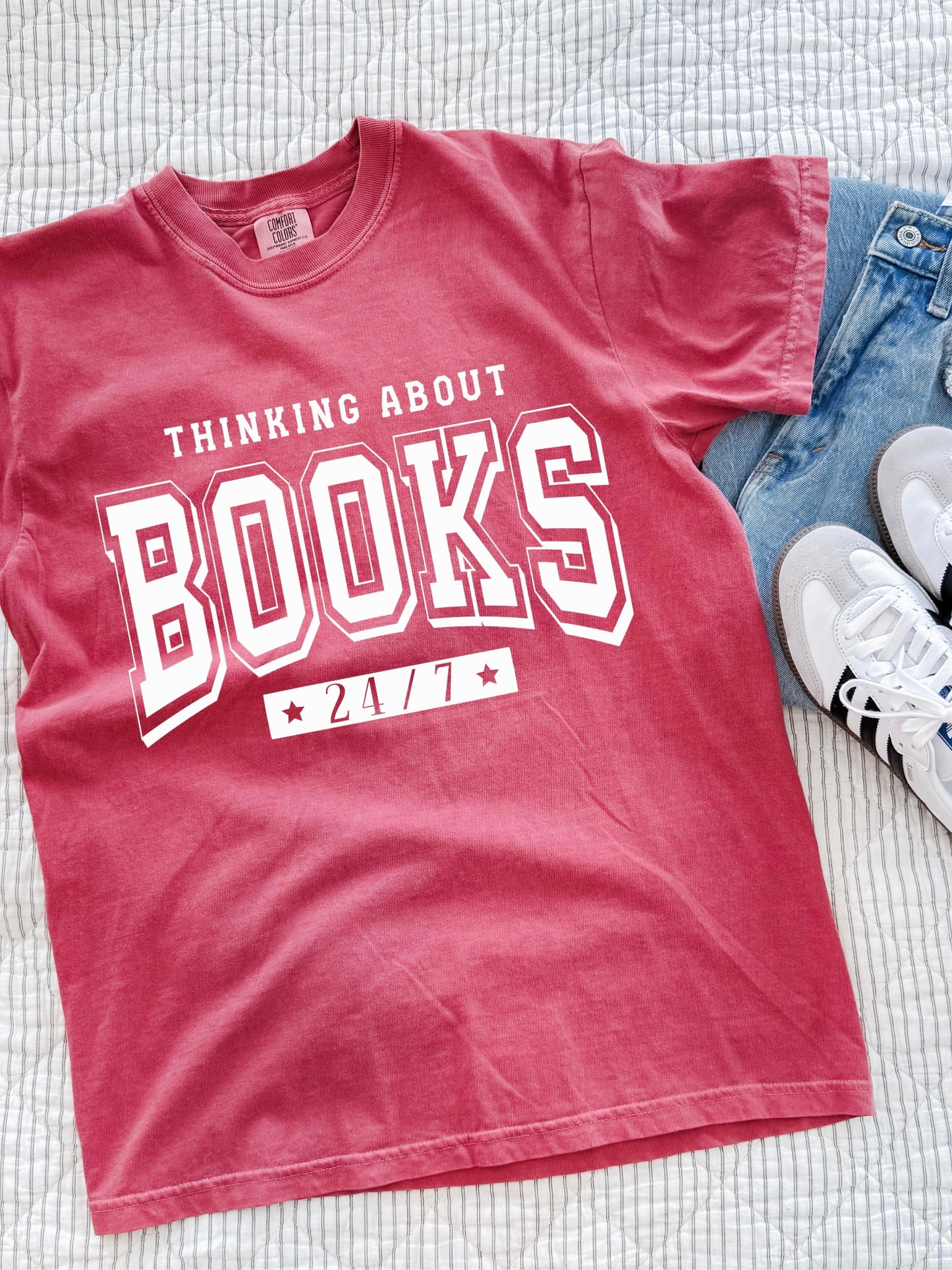 Books 24/7 Graphic Tee