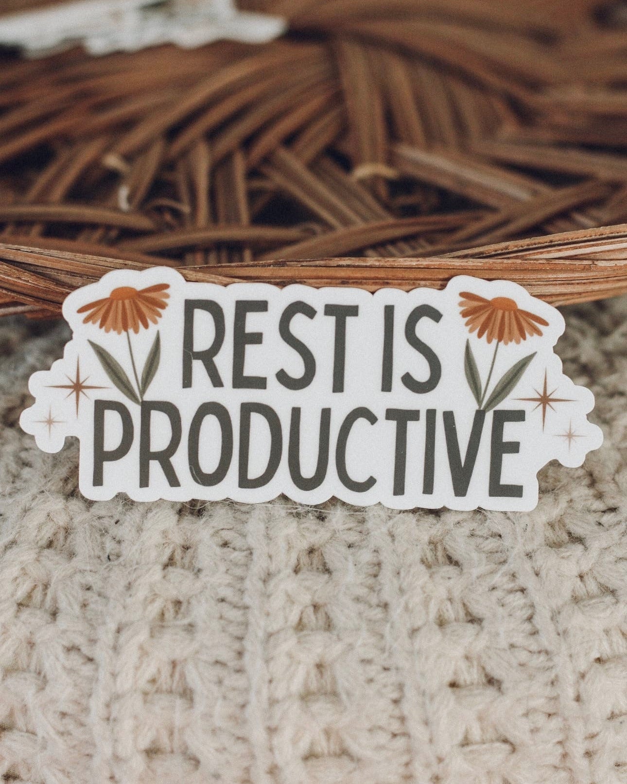 Rest is Productive Sticker