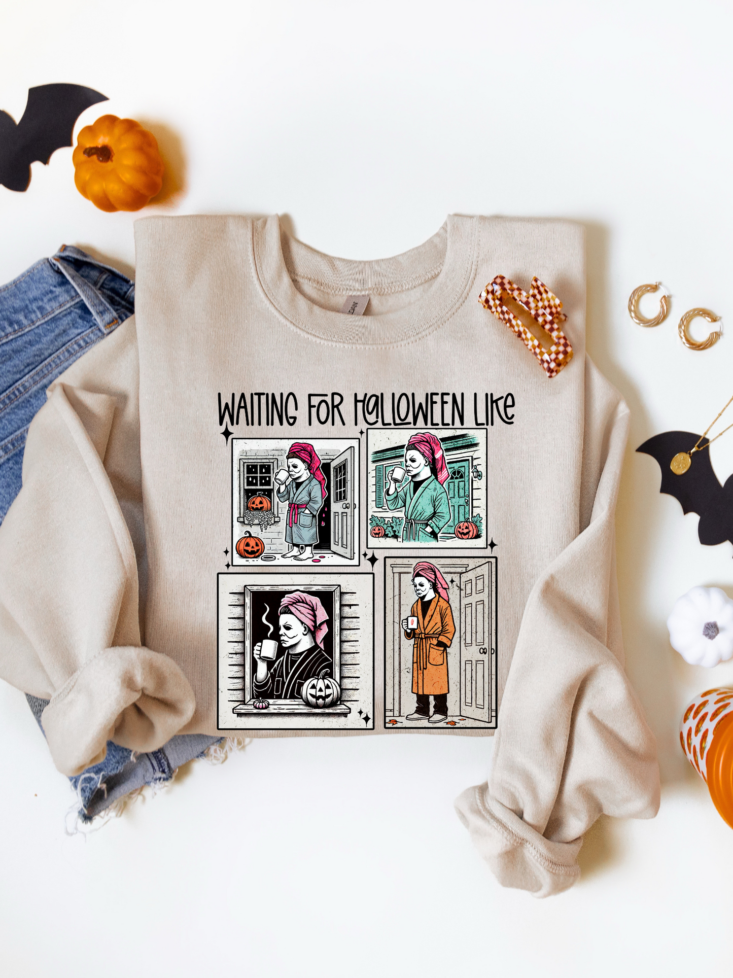 Waiting for Halloween Like Crewneck