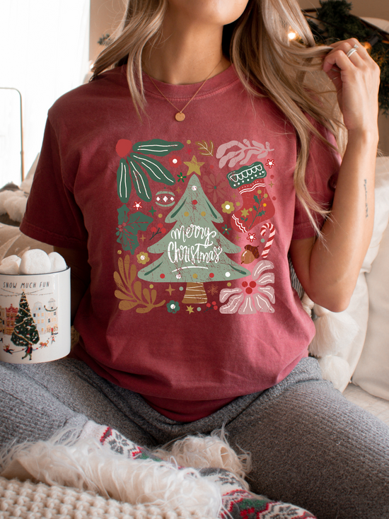 Merry Christmas Matisse Graphic Tee