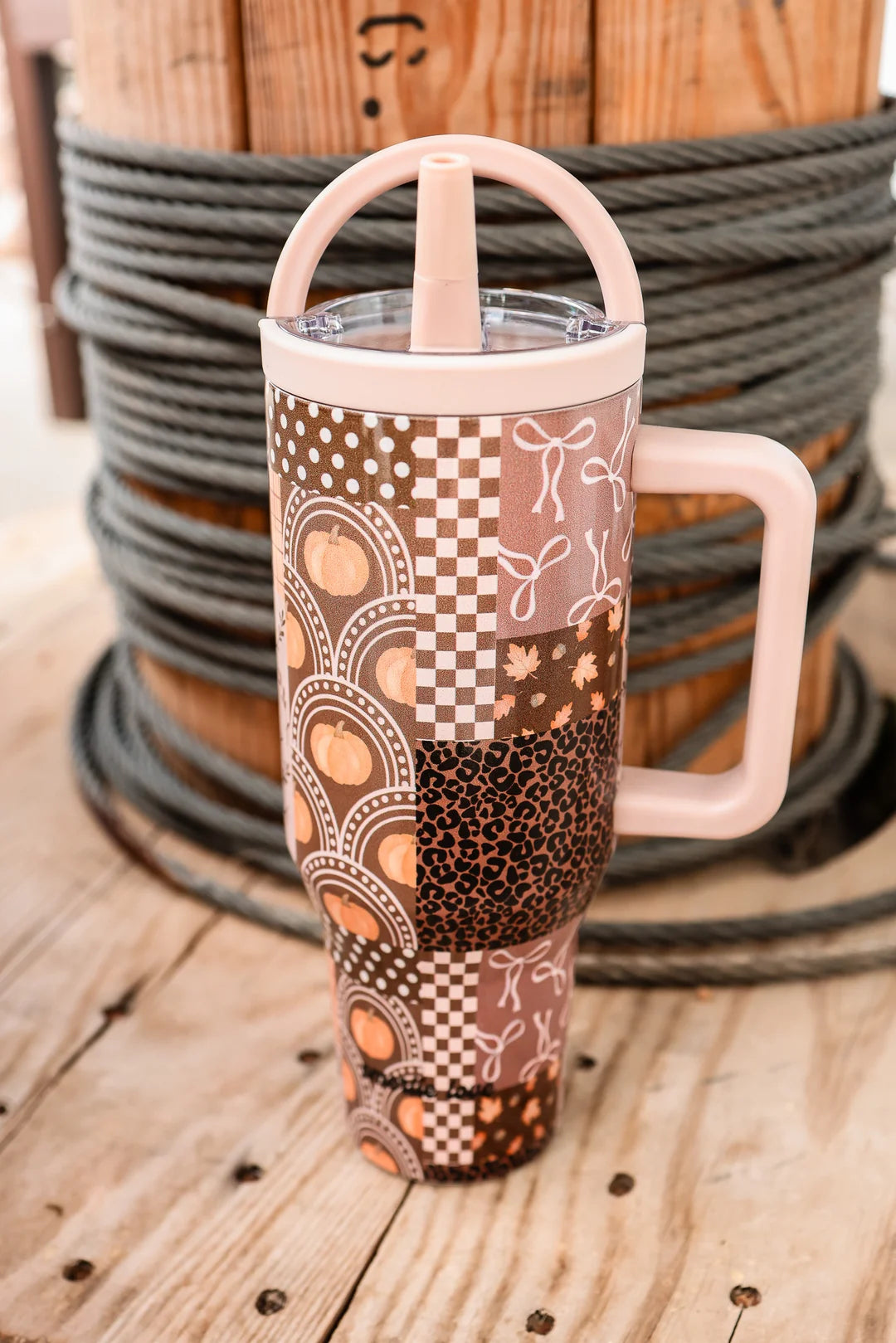 Pumpkin Patchwork Tumbler (Pre-Order)