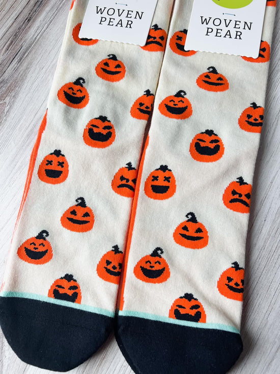 Pumpkin Patch Crew Socks
