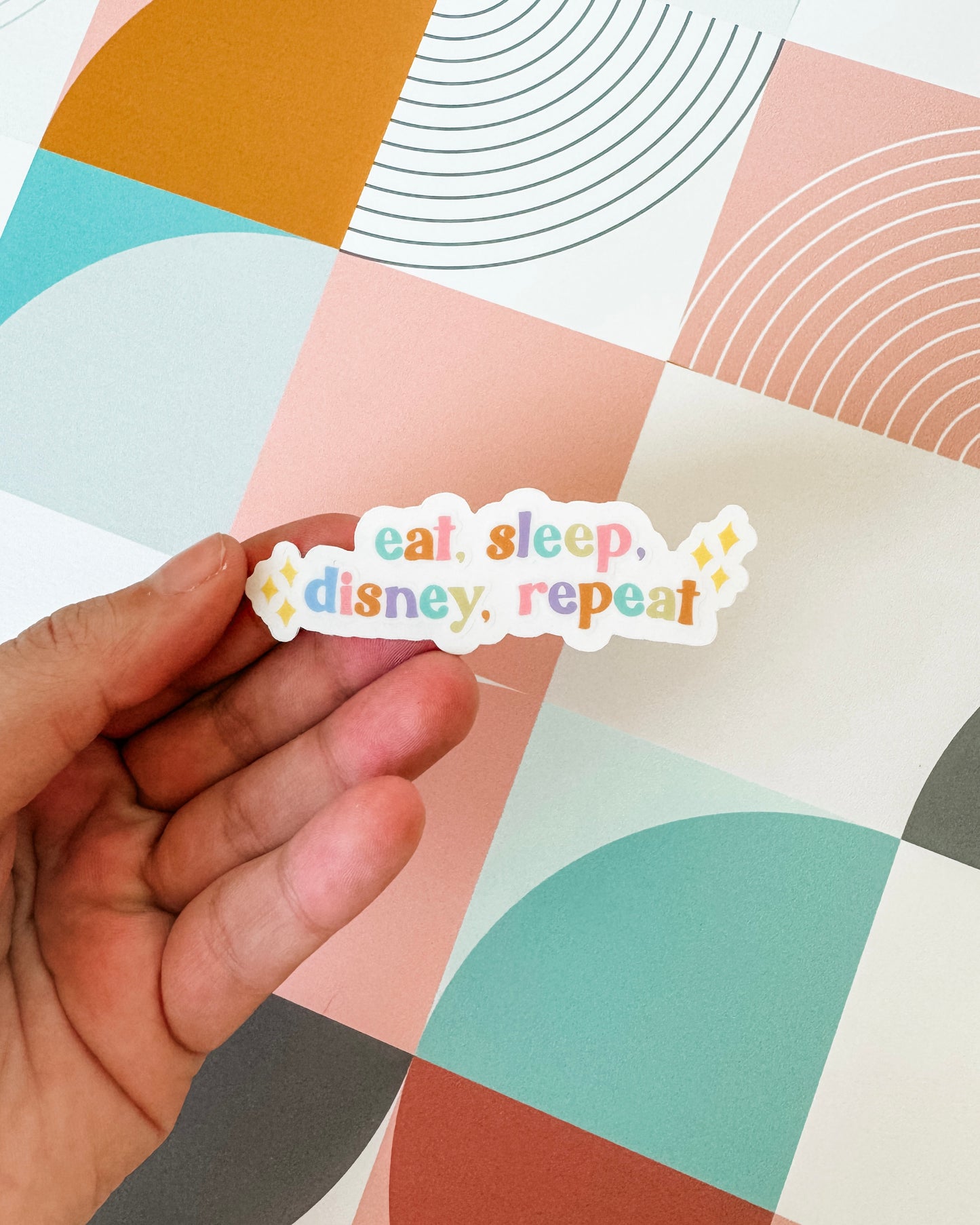 Eat Sleep Disney Repeat Sticker