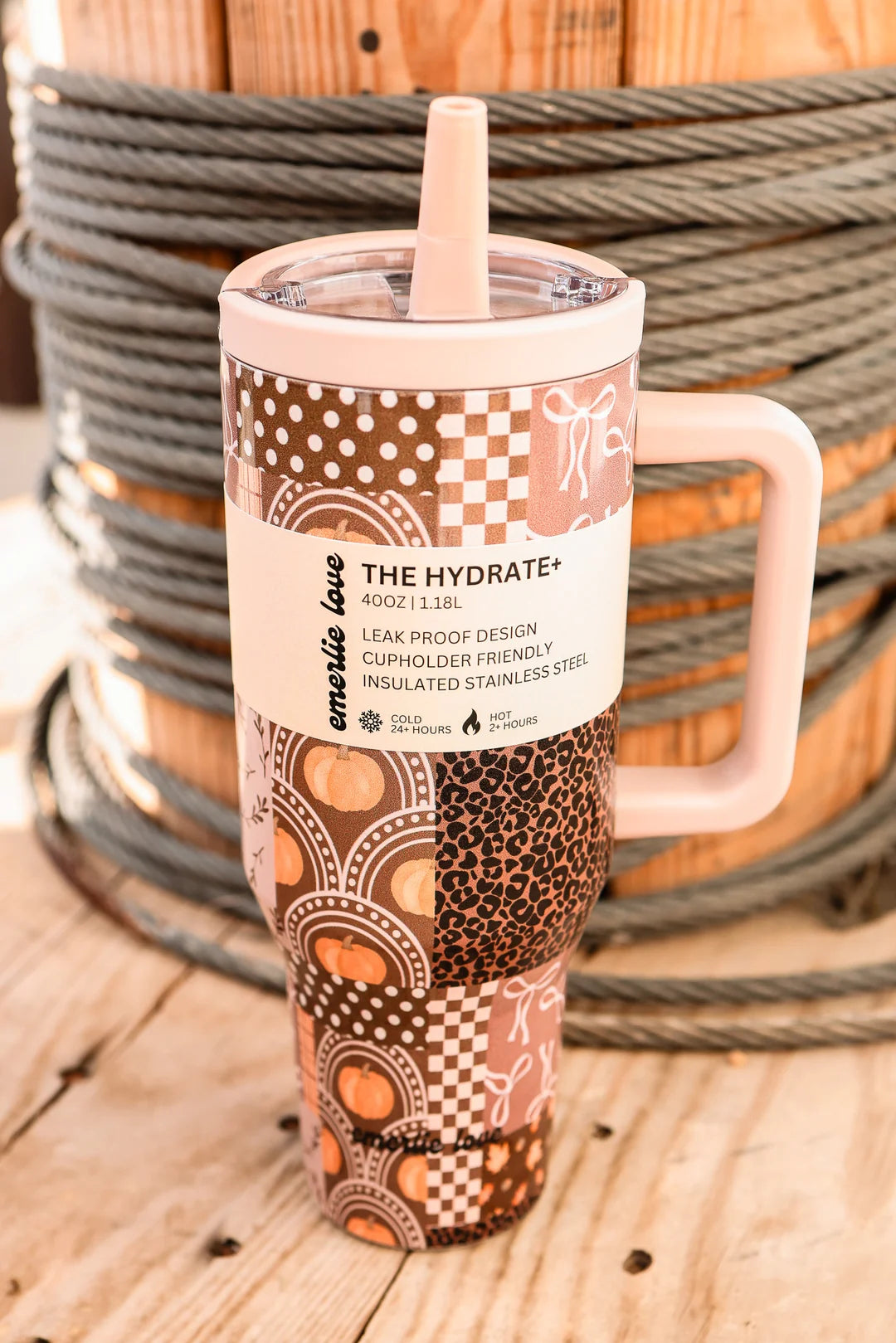 Pumpkin Patchwork Tumbler (Pre-Order)