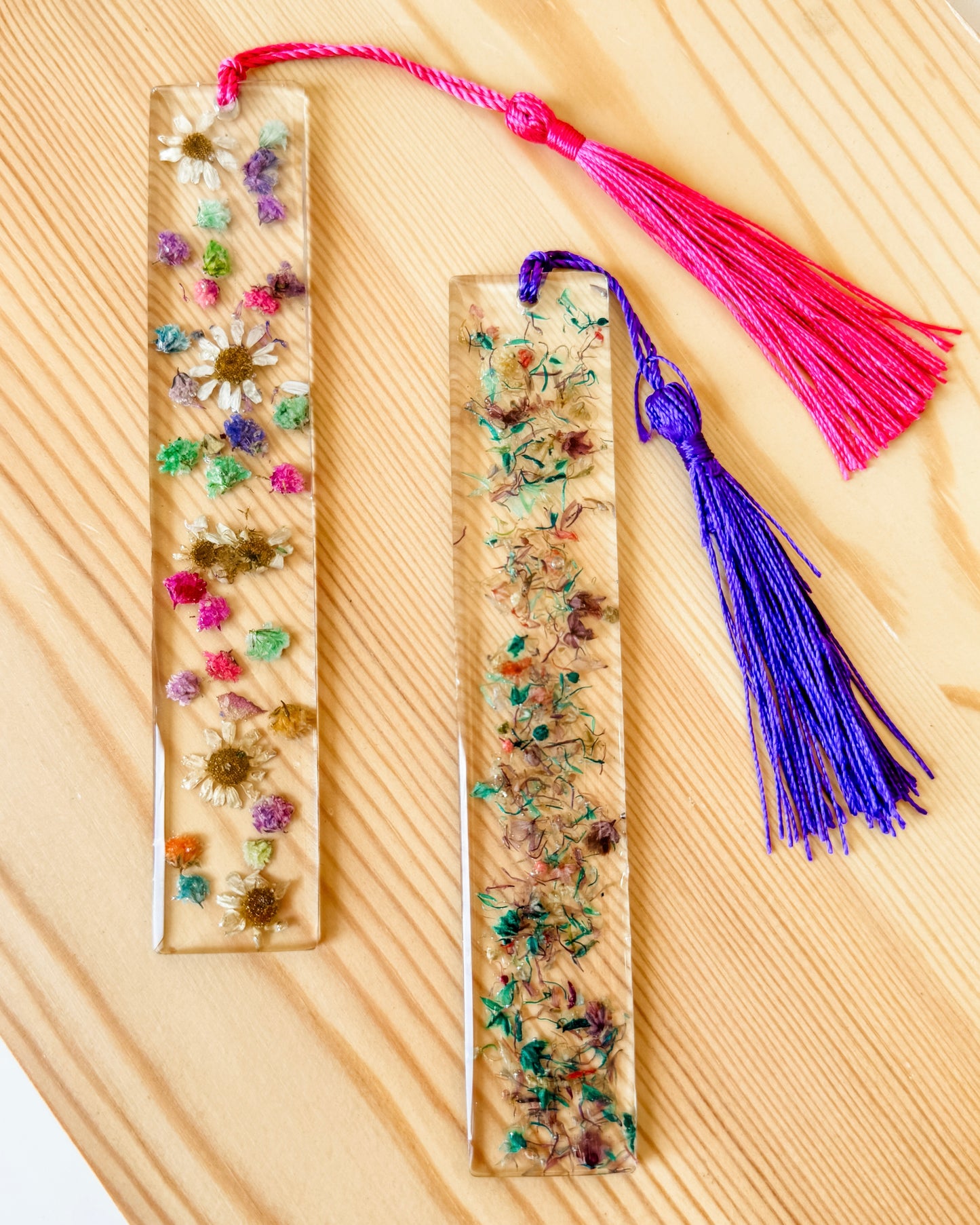 Fallen Floral Bookmarks