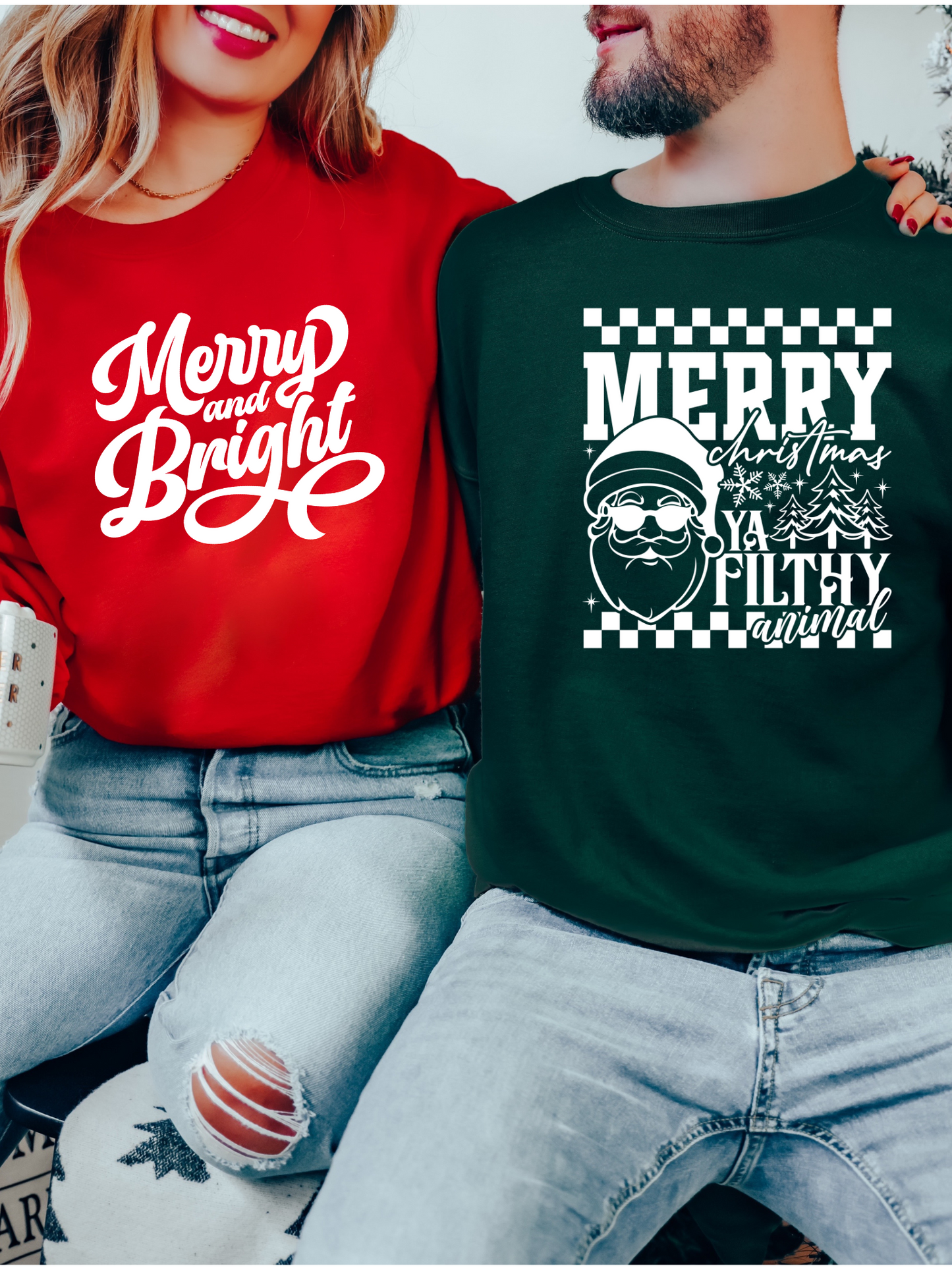 Merry & Bright Crewneck