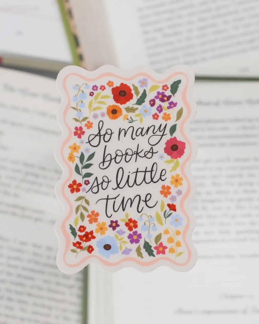 Soo Many Books Sticker