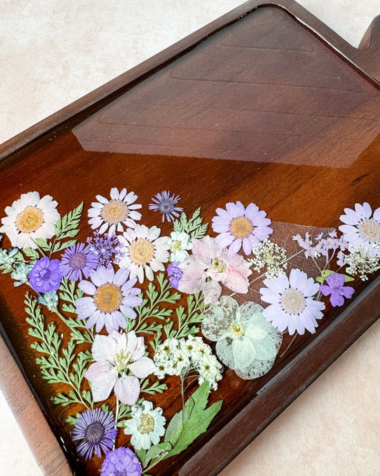 Sweet Blooms Resin Tray