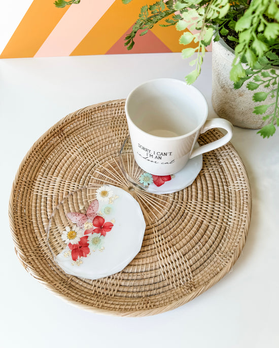 Sweet Spring Coasters - Pink