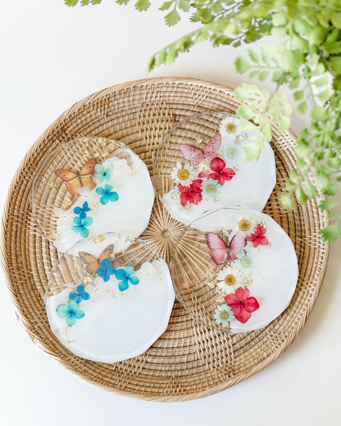 Sweet Spring Coasters - Pink