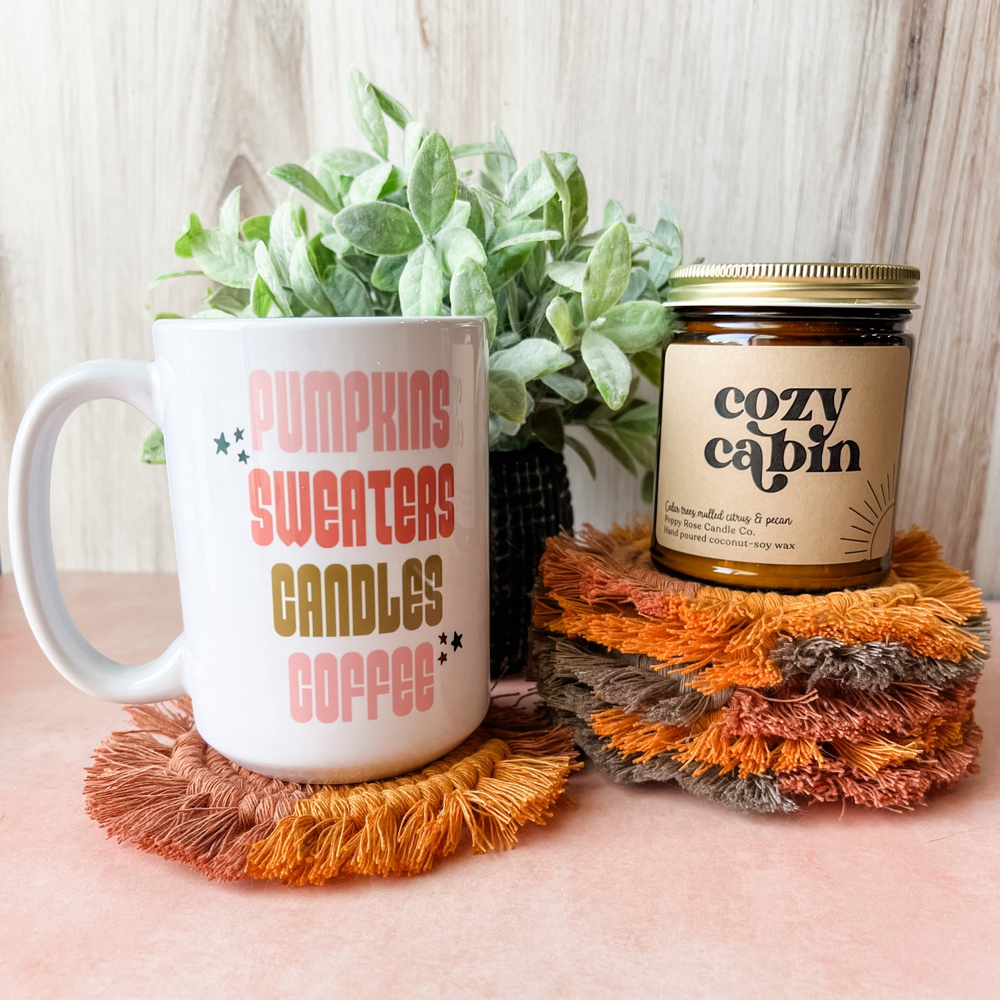 Pumpkins, Sweaters, Candles, Coffee Mug