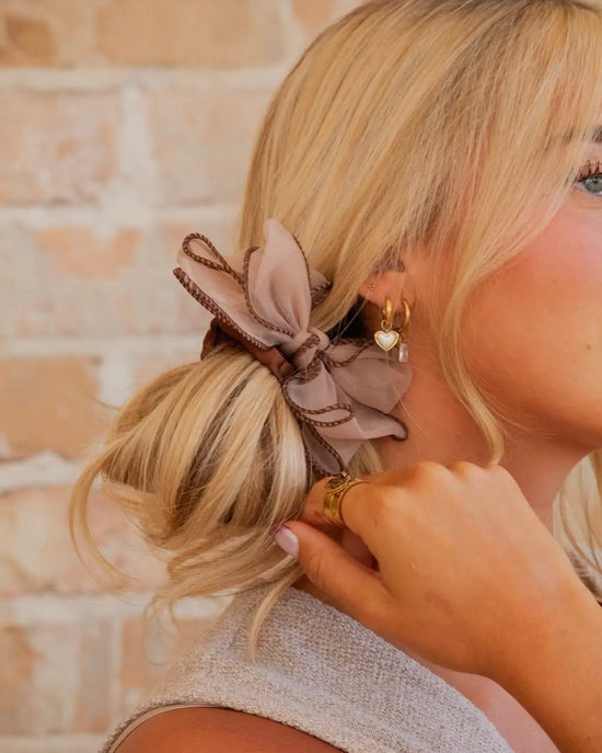 Cocoa Bow Scrunchie Pre-Order