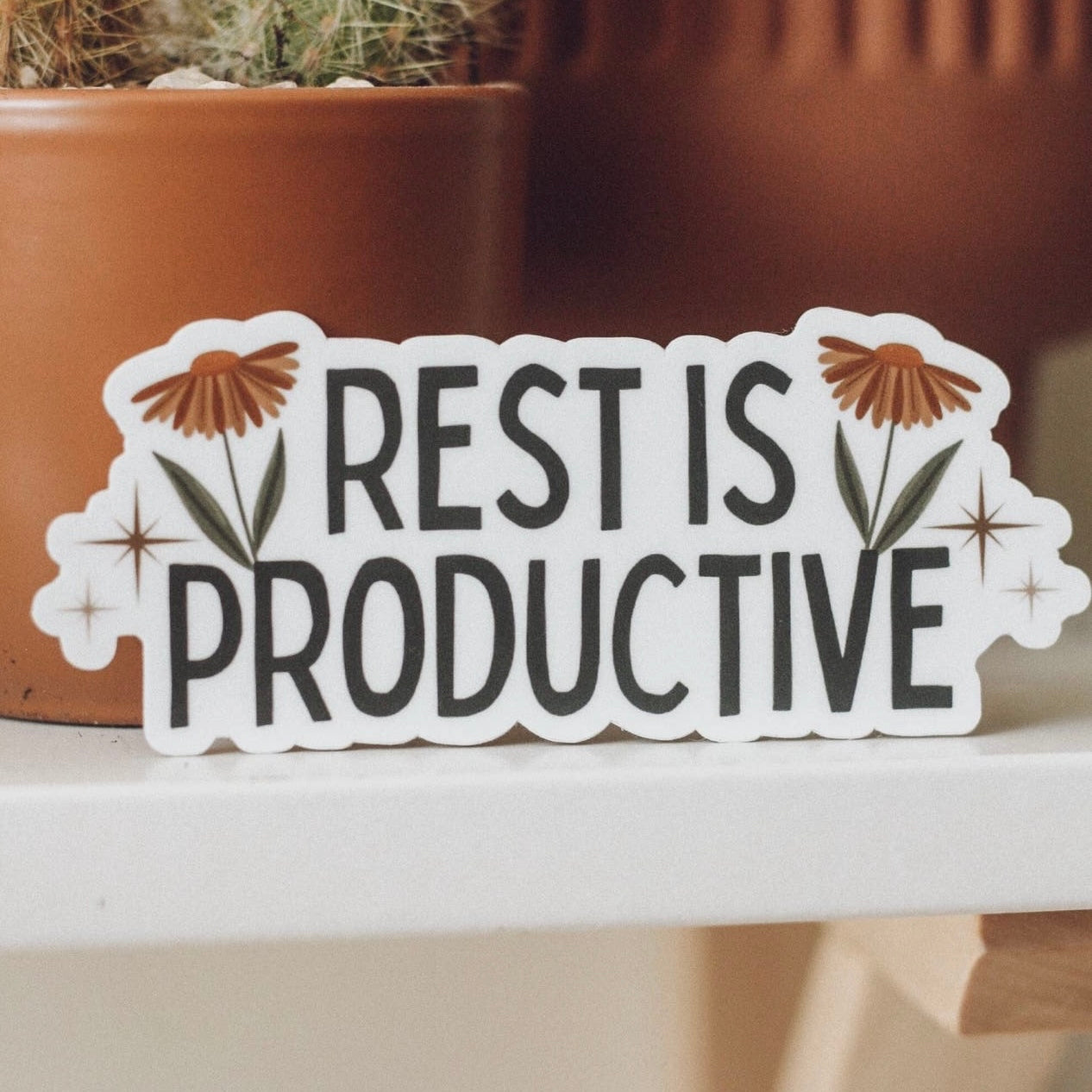 Rest is Productive Sticker