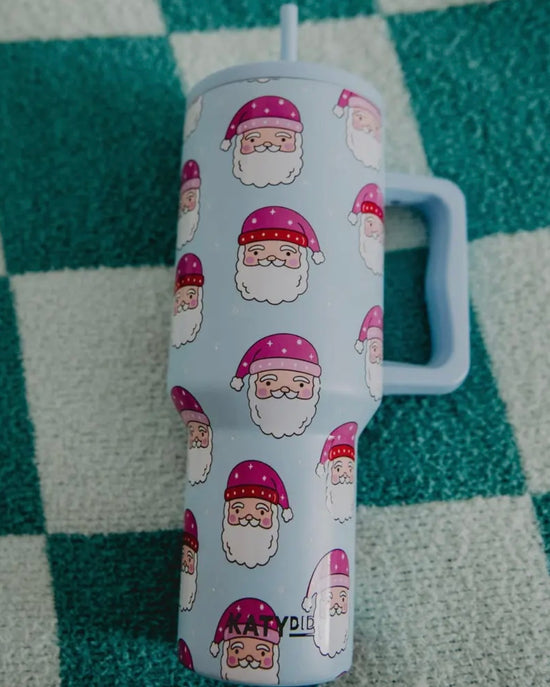 Pink Santa Tumbler Pre-Order