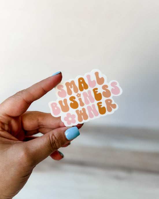 Small Business Owner Sticker