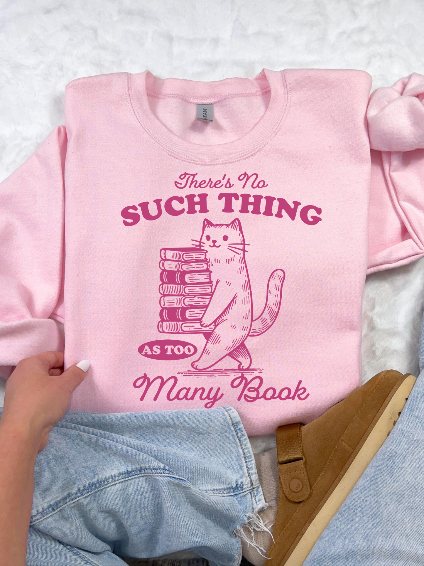 Too Many Books Crewneck