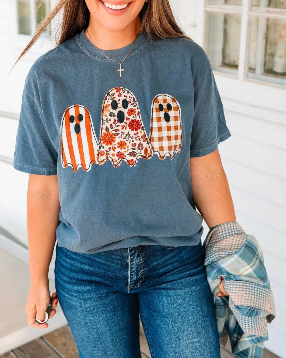 Boho Ghost Graphic Tee (Pre-Order)