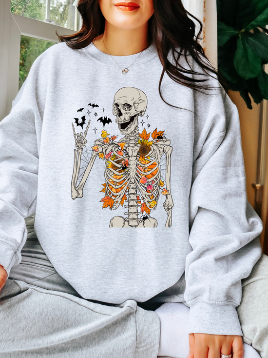 Fall Skeleton Crewneck