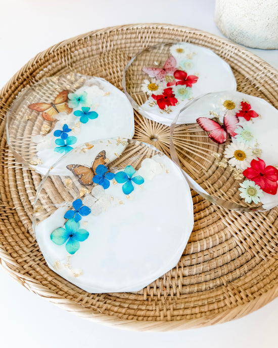 Sweet Spring Coasters - Blue