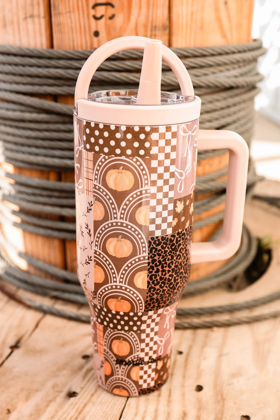Pumpkin Patchwork Tumbler (Pre-Order)