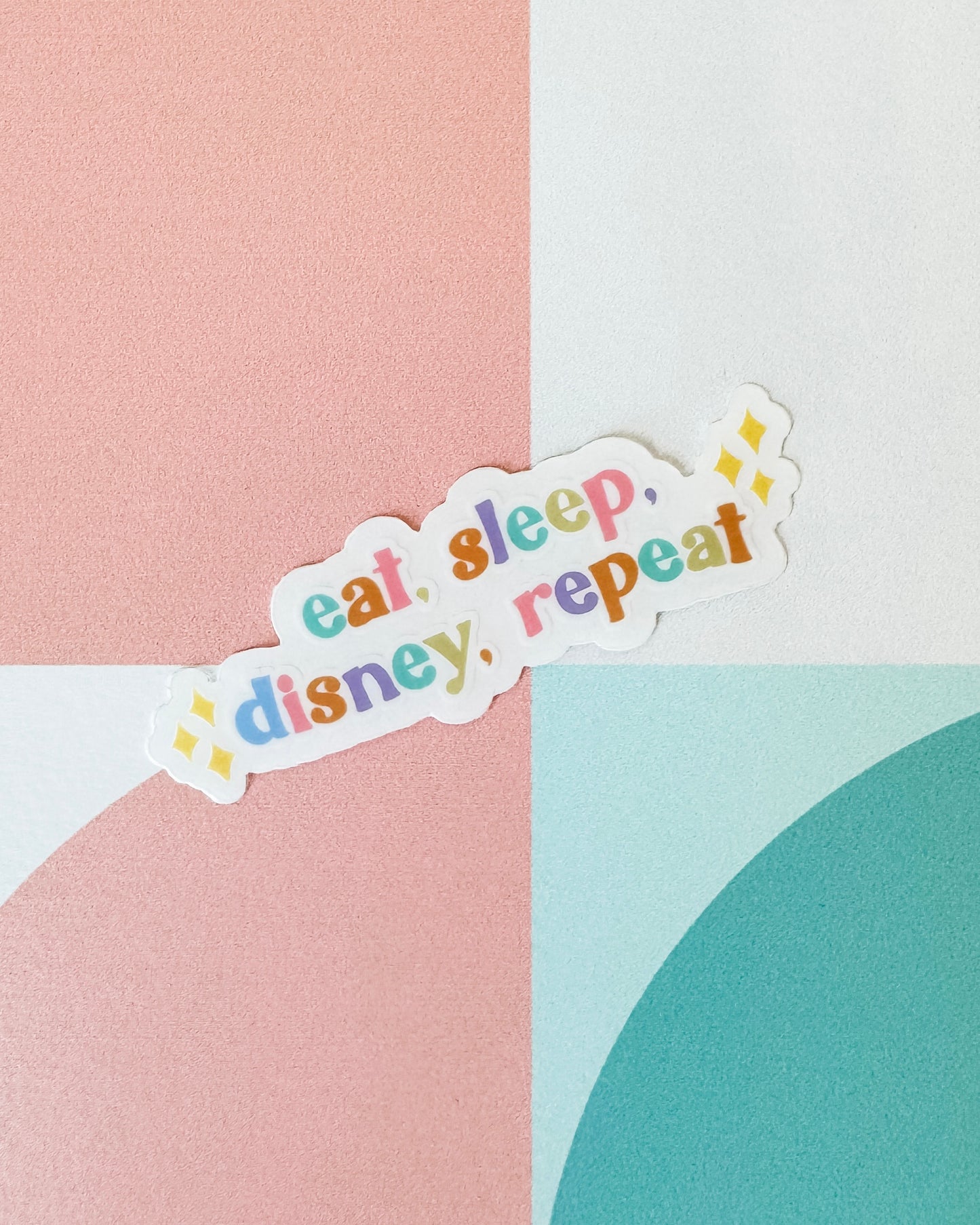 Eat Sleep Disney Repeat Sticker