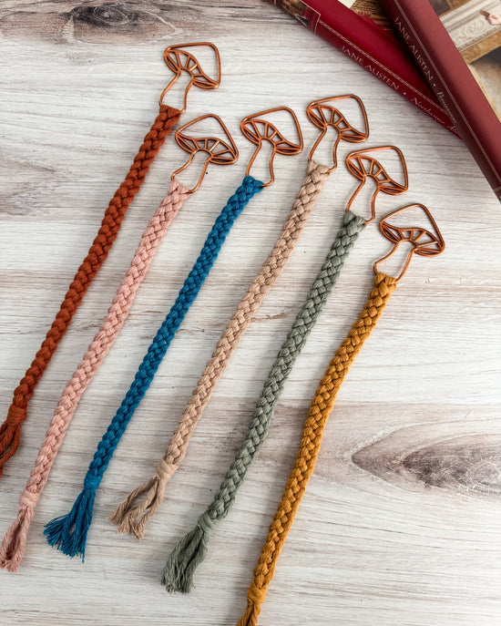 Mini Mushroom Bookmarks