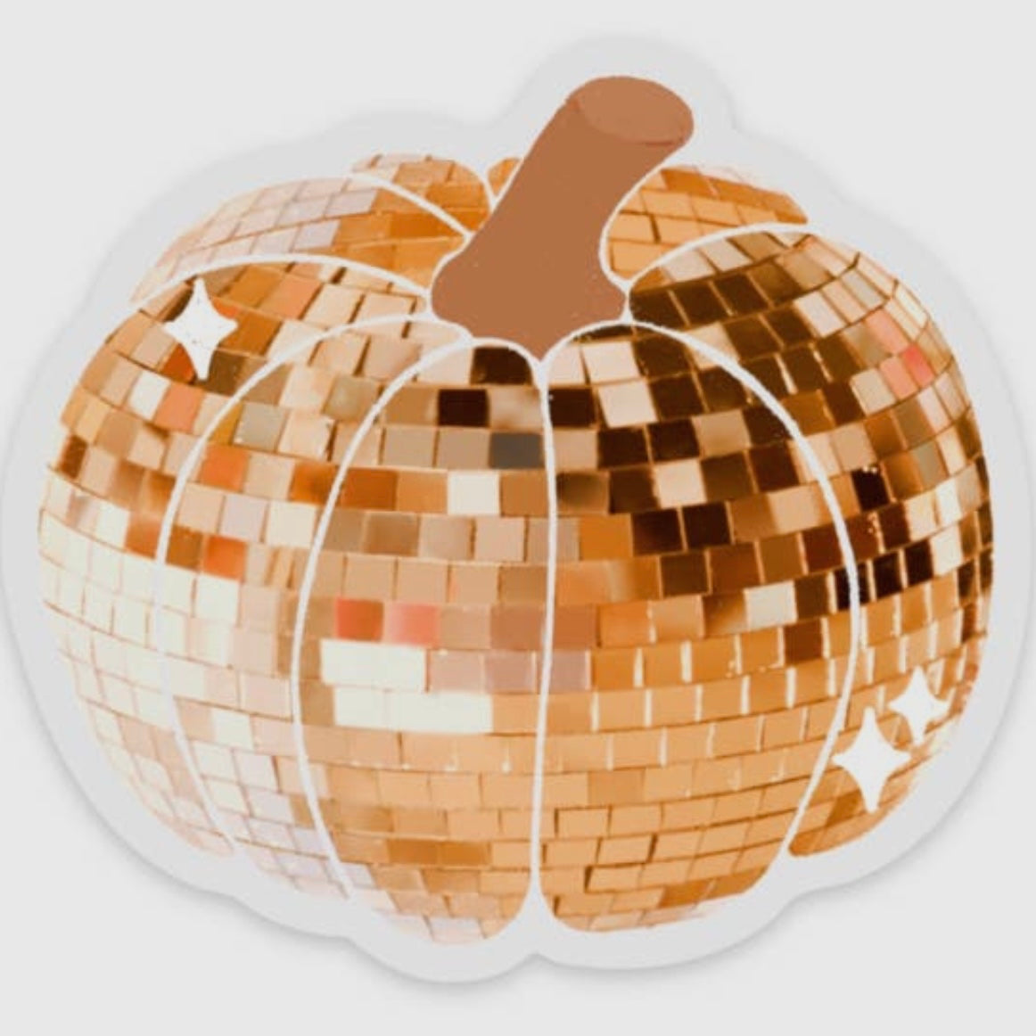 Disco Pumpkin Sticker