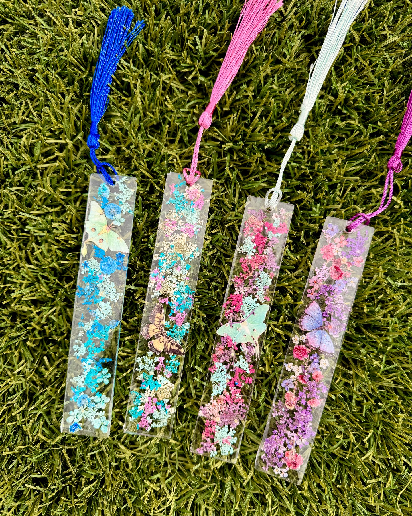 Butterfly Whimsy Resin Bookmarks