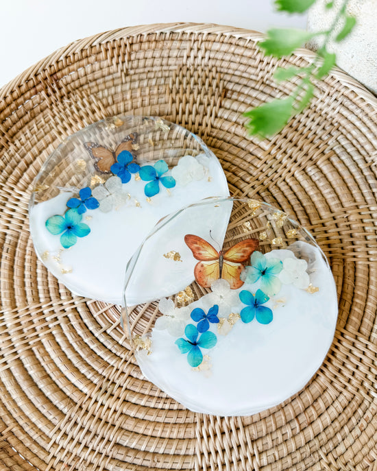 Sweet Spring Coasters - Blue