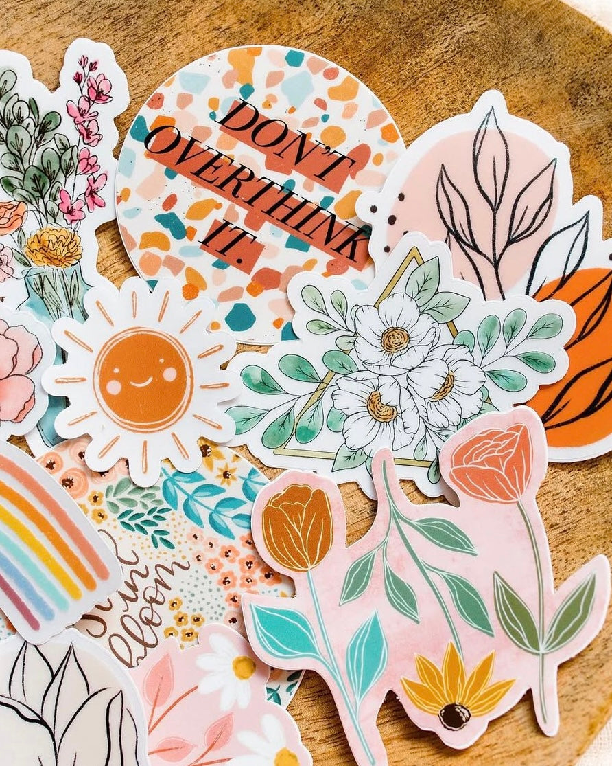 Elegant Blooms Sticker