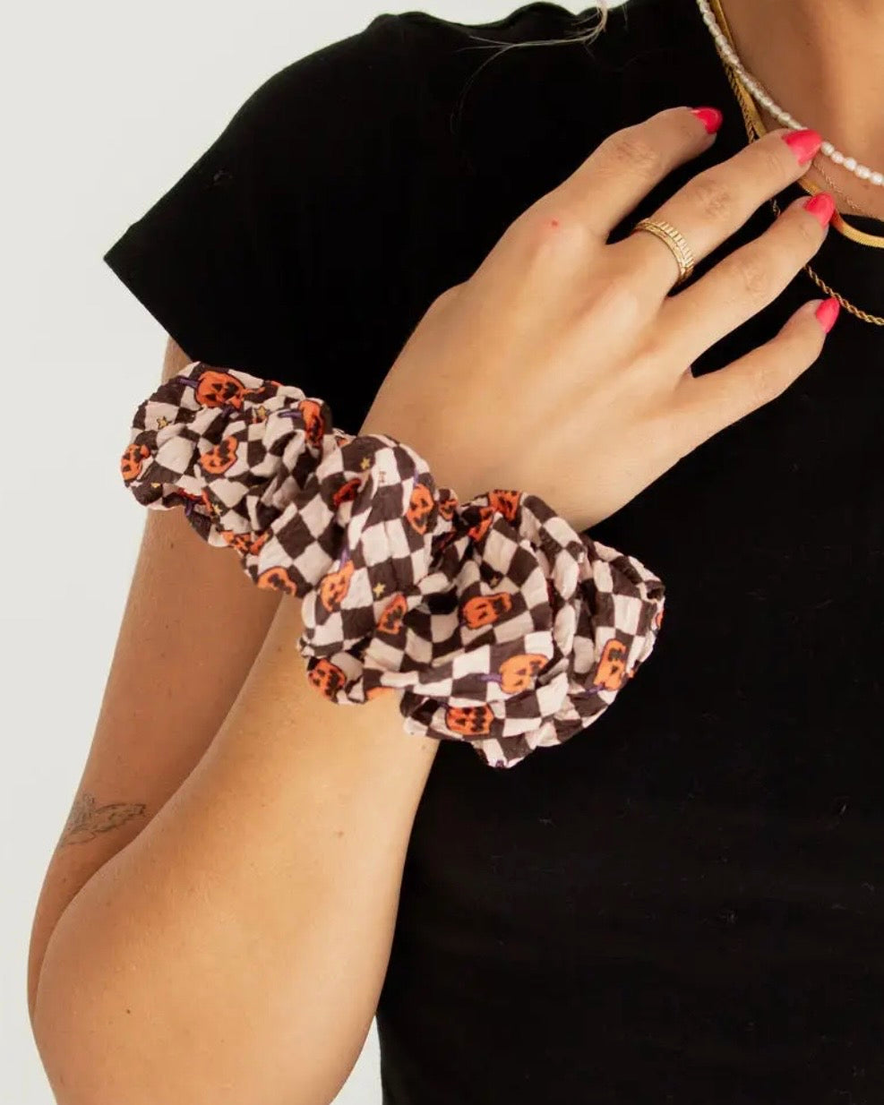 Pumpkin Patch Jumbo Scrunchie (Pre-Order)