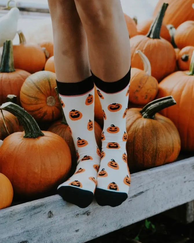 Pumpkin Patch Crew Socks