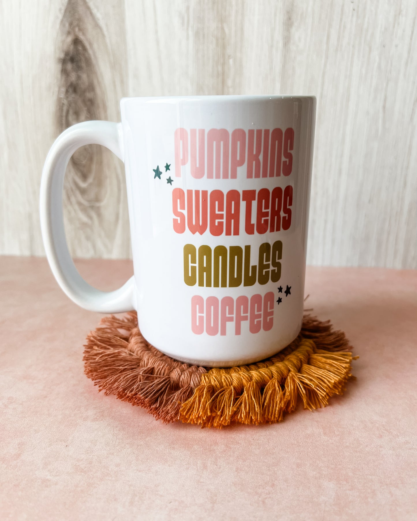 Pumpkins, Sweaters, Candles, Coffee Mug