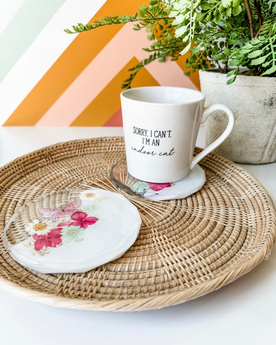 Sweet Spring Coasters - Pink