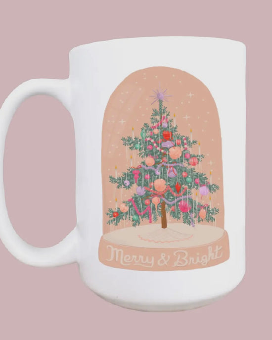 Merry & Bright Snow Globe Mug Pre-Order