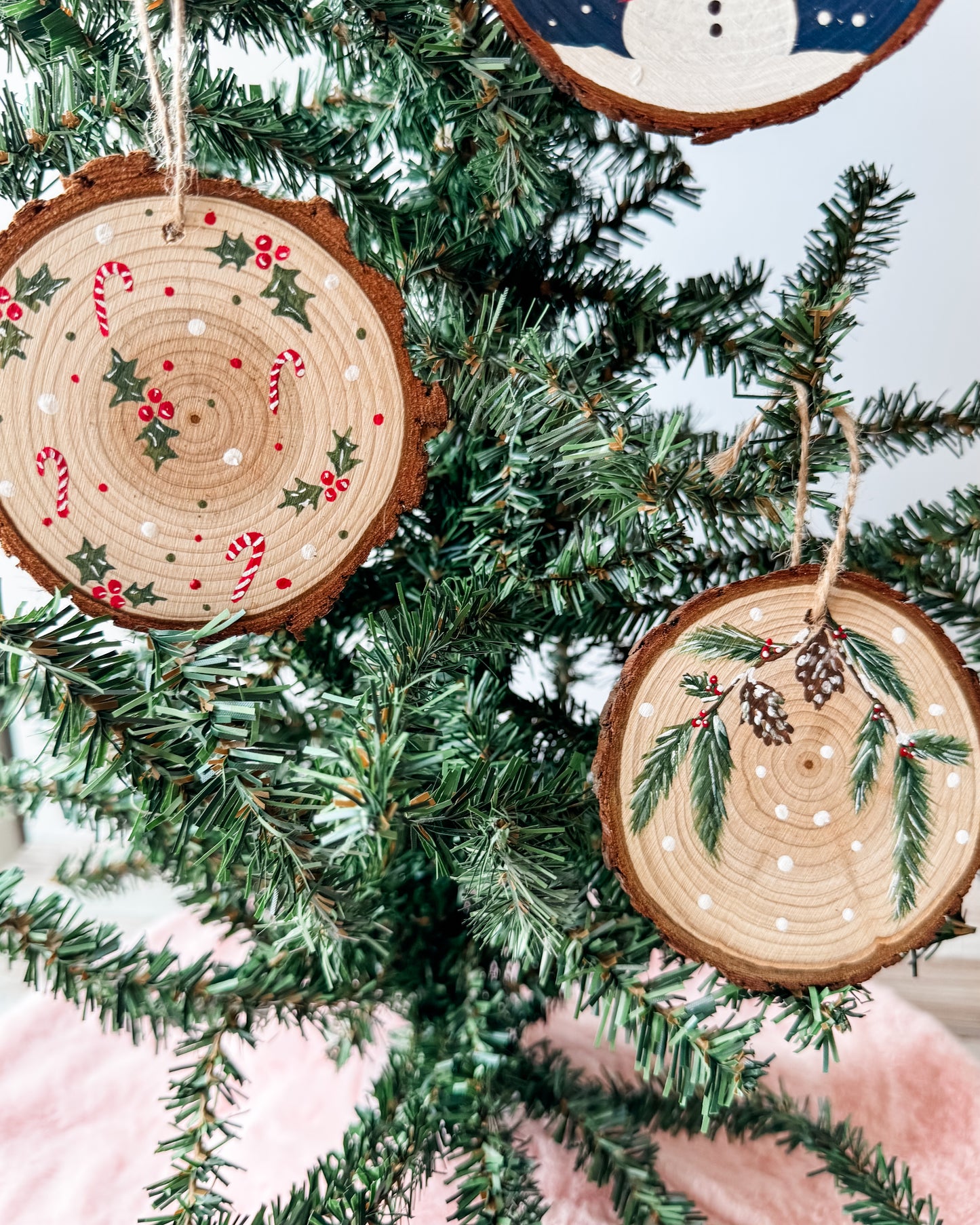 Wooden Slice Ornaments