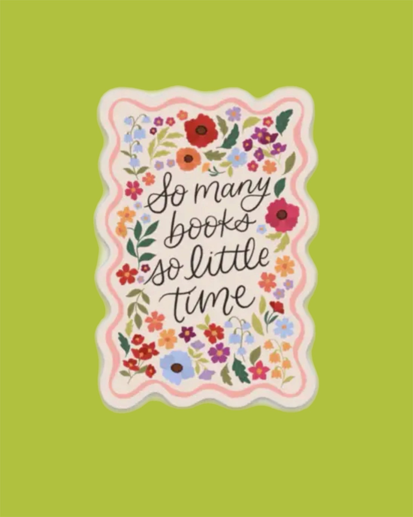 Soo Many Books Sticker