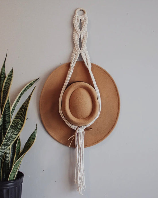 Rori Macrame Hat Hanger