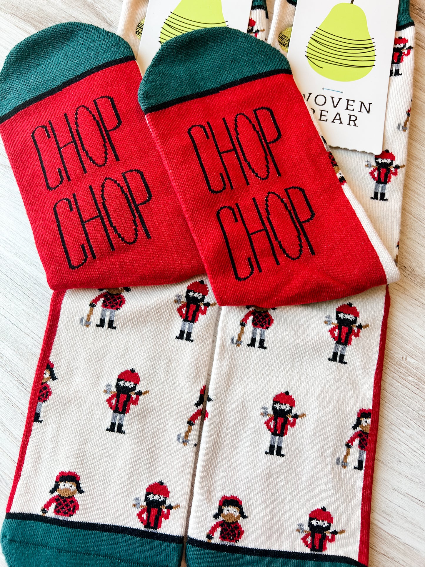 Chop Chop Crew Socks