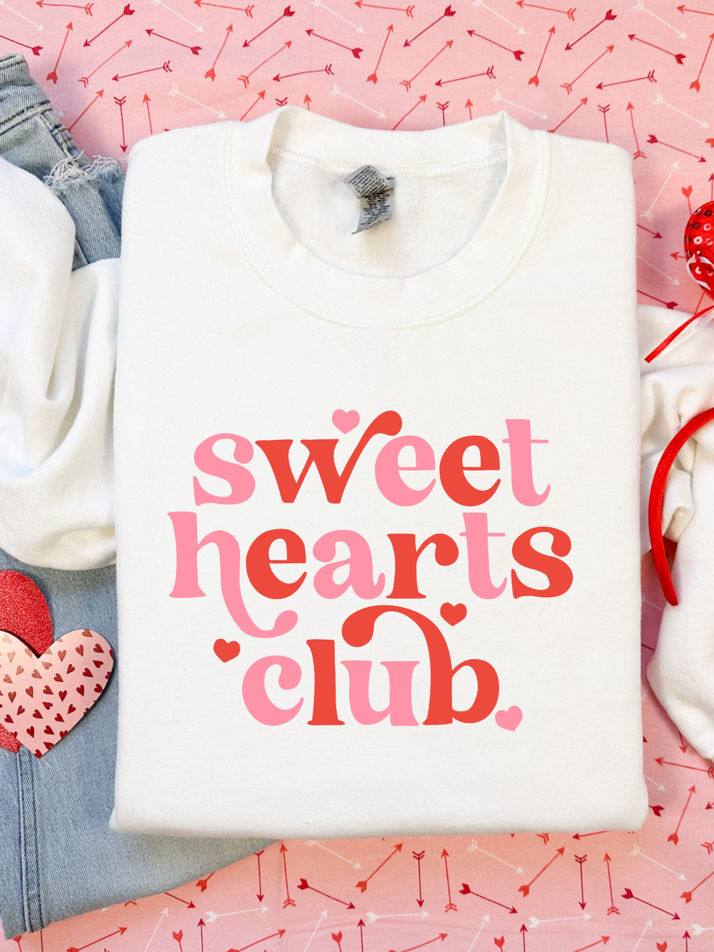 Sweet Hearts Club Crewneck