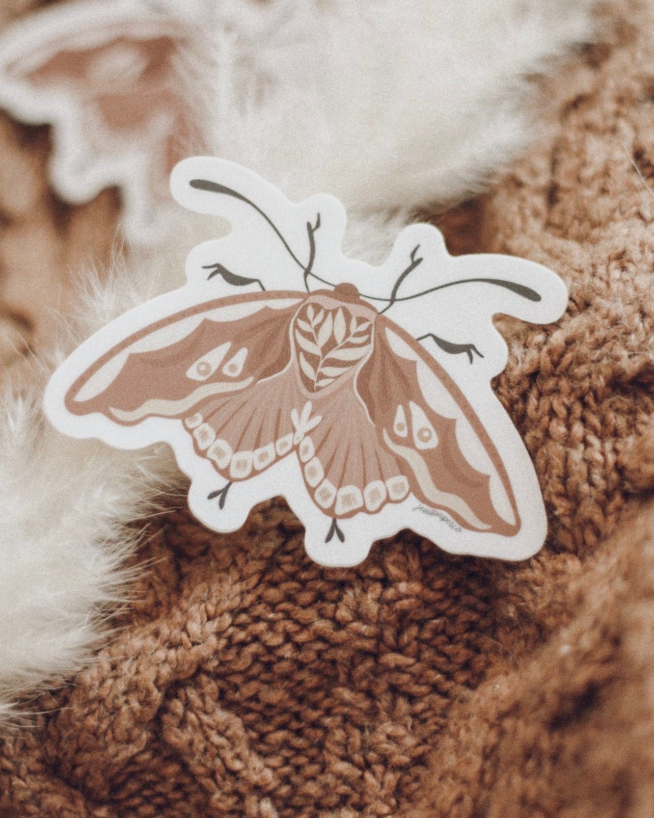 Moth Sticker