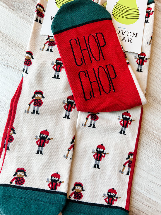 Chop Chop Crew Socks