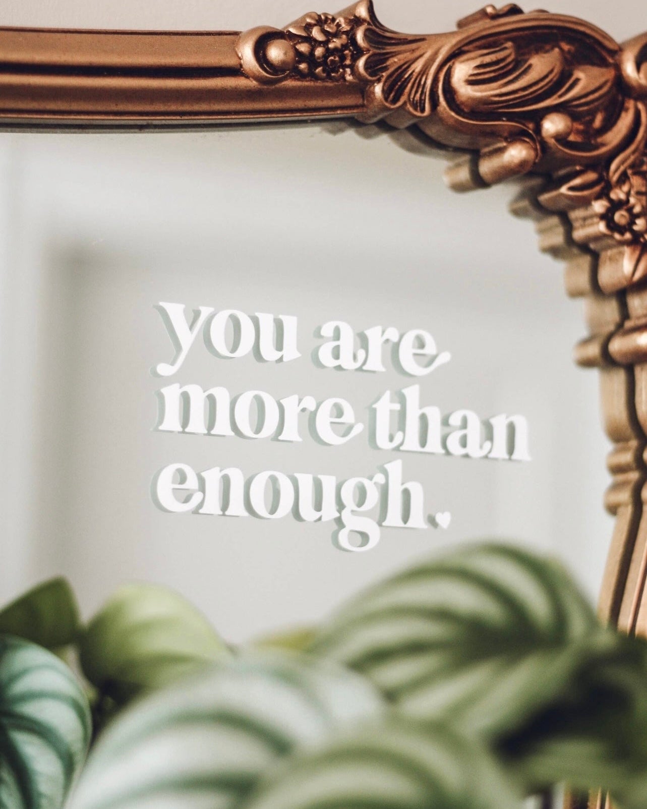 You are More Than Enough Mirror Decal