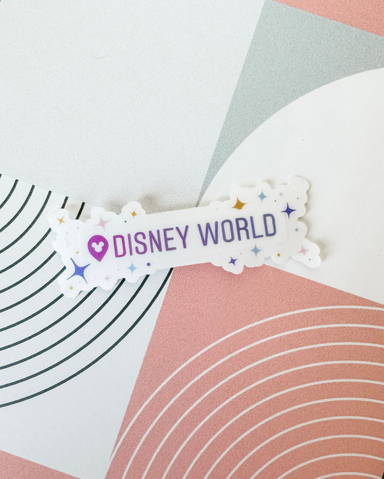 Disney World Location Sticker