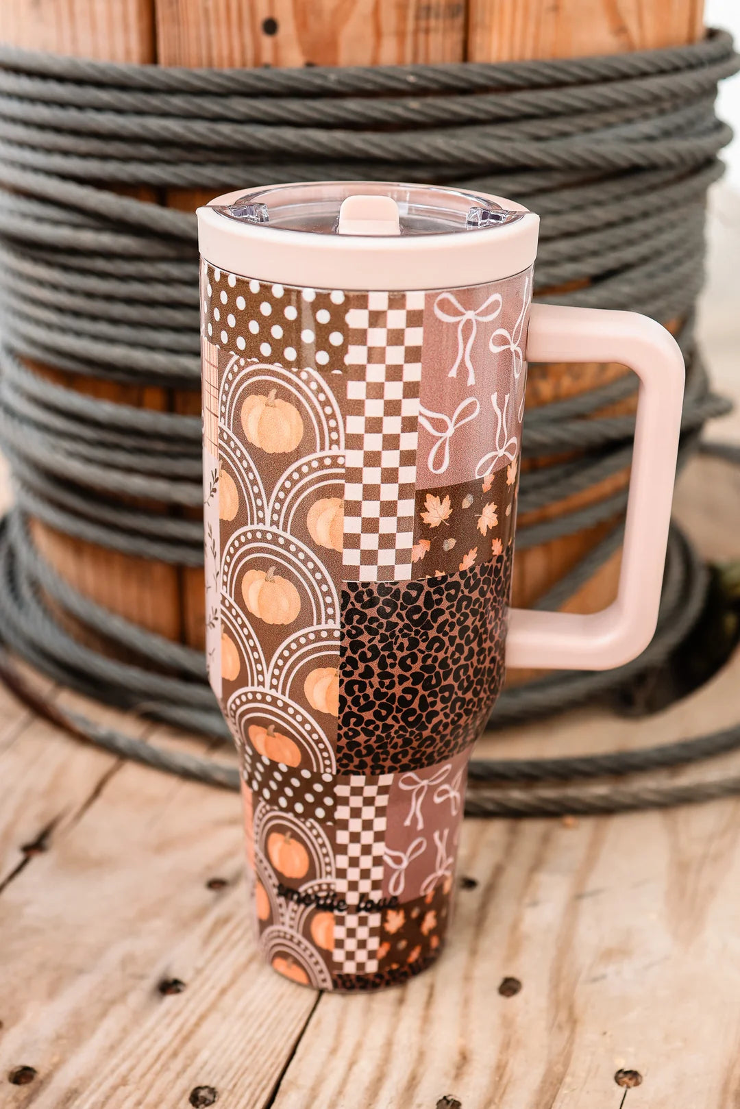 Pumpkin Patchwork Tumbler (Pre-Order)